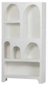 Бял шкаф за книги 95x180 cm Caz - WOOOD