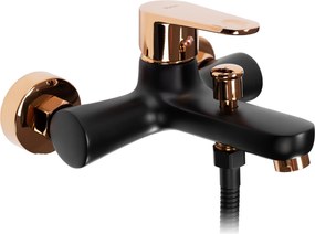Смесител за вана REA Mild Black Rose Gold
