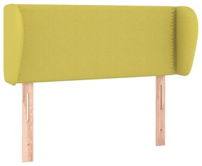 3116985 vidaXL Горна табла за легло с уши, зелена, 83x23x78/88 см, плат