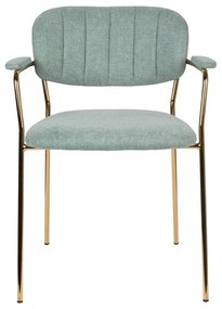 Светлозелени трапезни столове в комплект от 2 Jolien - White Label