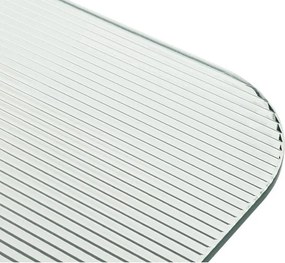 Черна масичка за кафе със стъклен плот 55x105 cm Kob – noo.ma