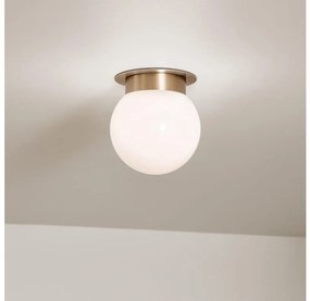 Kichler KL-ALBERS-F-G-CPZ-Таванно осветително тяло ALBERS 1xE27/40W/230V Ø20,3 cm златисто