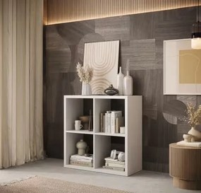 Книжна етажерка Panau III-Бяло