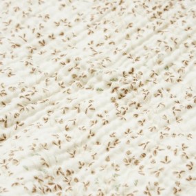 Кремаво бебешко одеяло от органичен памук 100x100 cm Lierre – Cam Cam Copenhagen