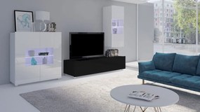 TV шкаф Calabrini-Black-Length: 150 cm.