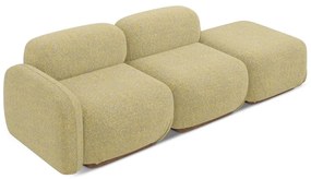 Жълт модулна лежанка (ляв ъгъл) Ailani – Makamii