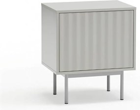 Светлосиво матово нощно шкафче Sierra – Teulat