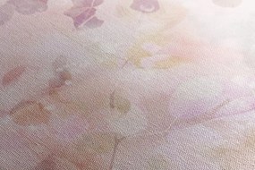 Картина на платно – Листа с пастелен нюанс