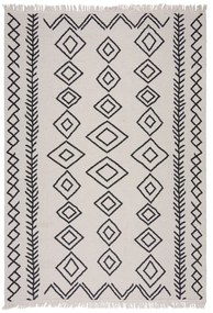 Черно-бял килим 120x170 cm Edie - Flair Rugs
