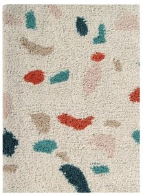 Кремав ръчно изработен памучен килим подходящ за пране 140x200 cm Terrazzo Marble – Lorena Canals