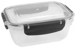 Horecano - Пластмасова кутия правоъгълна 1,4л 20,5x15xh9,5см антрацит HOME-(30813)