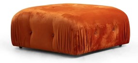 Табуретка от оранжево кадифе Bubble – Artie