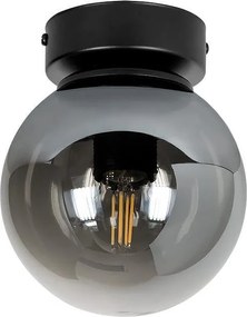 Плафон РИО, черен/сив, 1xE27