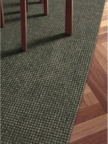 Тъмнозелен ръчно изработен вълнен килим 120x170 cm Greenwich – Ted Baker