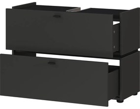 Антрацитен шкаф за мивка 80x59 cm Modesto - Germania