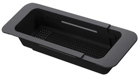 Deante ZZB_N00L - Изтегляща се кошница за мивка 57,4x13,4 cm черна