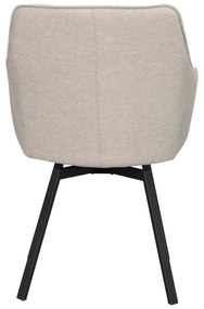 Бежови тапицирани трапезни столове в комплект 2 бр. Alison – Rowico