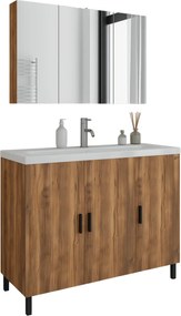 Комплект за баня Drop Roma 100-Кафяв