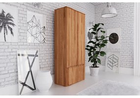 Гардероб от букова дървесина 90x206 cm Vento 2 - The Beds