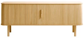 Масичка за телевизор с дъбов декор в естествен цвят 160x56 cm Cavo - Unique Furniture