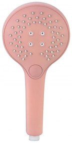Подвижна душ глава 7305PINK, ABS, розов мат, 3 функции, 26x14.5см