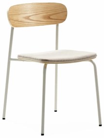 Трапезни столове в комплект от 2 броя в бежово-натурален цвят Adriana - Marckeric