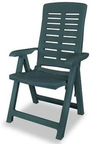 Градински PVC стол Ipae-Progarden YUM040VE, Зелен, 60 x 61 x 109 см