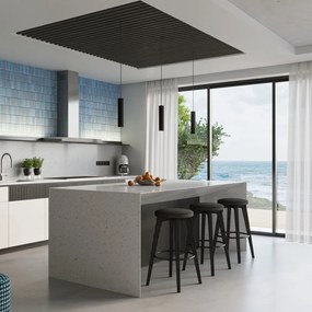 Черно висящо осветително тяло Gleam – Sollux