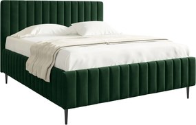 Тапицирано легло Lewezo-Тъмно зелено-180 x 200