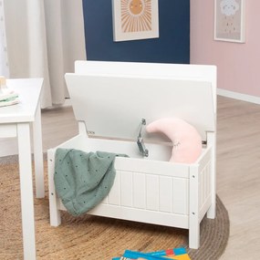 Бяла детска пейка – Roba