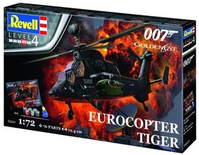 Комплект за сглобяване, Revell, Eurocopter Tiger, James Bond 007 GoldenEye, 76 части