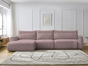 Светлорозов ъглов диван Aden – Bobochic Paris