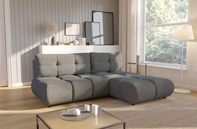Ъглов Диван Лимо - Тъмно Сив - Десен