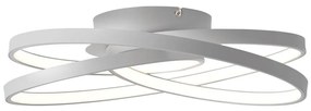 Brilliant - LED Плафониера LABYRINTH LED/40W/230V Ø 39,5 см сив