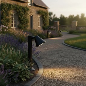 Модерен външен фенер черен 30 см IP44 Регулируем - Ciara