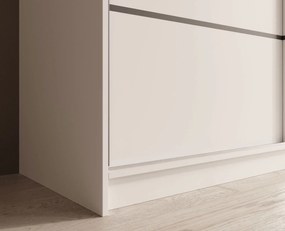 Гардероб Galadriel 250 с плъзгащи врати-Бял