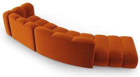 Оранжев ъглов диван (десен ъгъл) Lupine – Micadoni Home