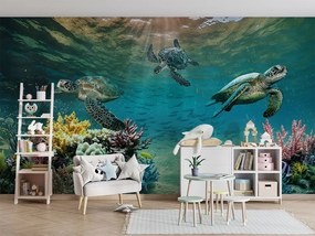 Фототапет Морски свят с костенурки