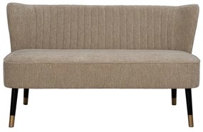 Бежов шенилов диван 134 cm Glam – Ixia