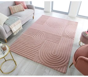 Розов вълнен килим , 160 x 230 cm Zen Garden - Flair Rugs
