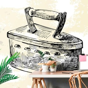 Самозалепващ тапет – Ретро ютия