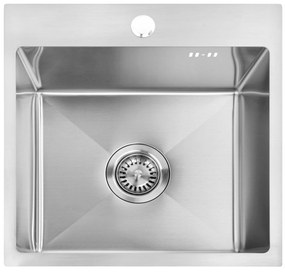 Стоманена мивка Leo 40 BRUSH NICKEL