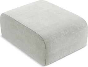 Светлосива шенилова табуретка Lani – Makamii