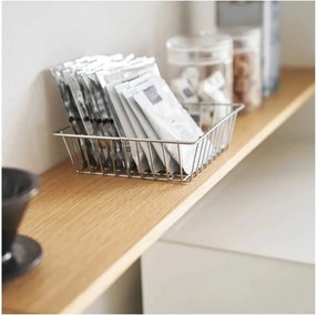 Бял/в естествен цвят дървен допълнителен рафт 28,5x8,5 cm Tower – YAMAZAKI