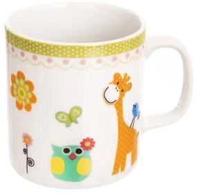 Детски порцеланов комплект за хранене от 3 части Жираф - Orion