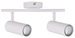 Бяла метална лампа за таван 9x36 cm Colly - Candellux Lighting