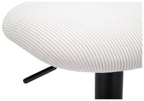 Бяло-черен бар стол с регулируема височина (височина на седалката 61 cm) Tina – Mauro Ferretti