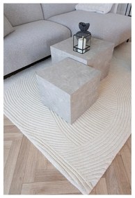 Кремав ръчно изработен вълнен килим 200x300 cm Pune – House Nordic