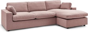 Розов ъглов диван Belair – Bobochic Paris