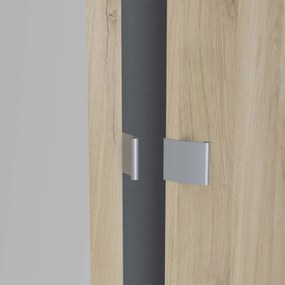 Гардероб 2-врати Merita-Естествено